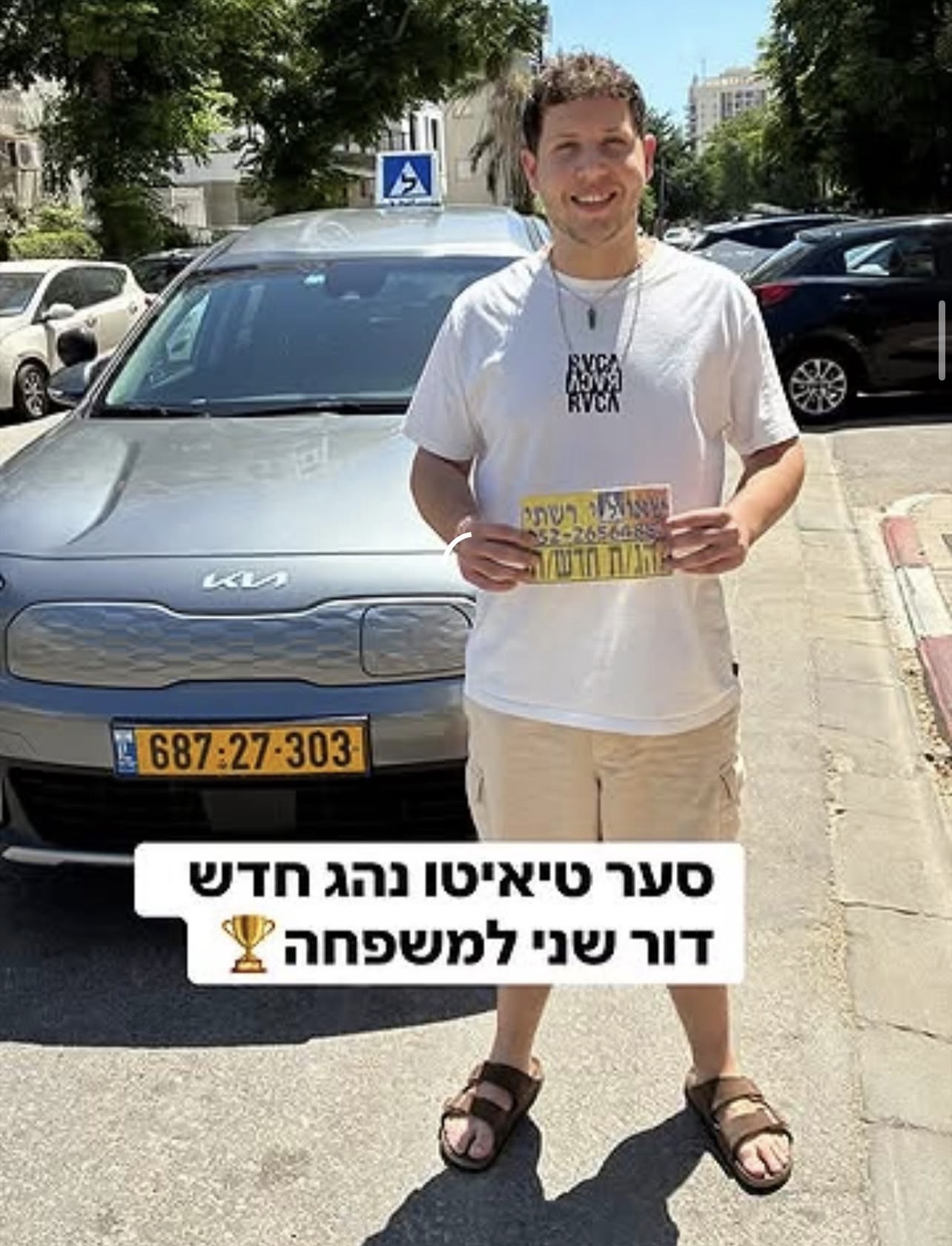 תלמיד/ה של שאולי רשתי שעבר/ה טסט בהצלחה